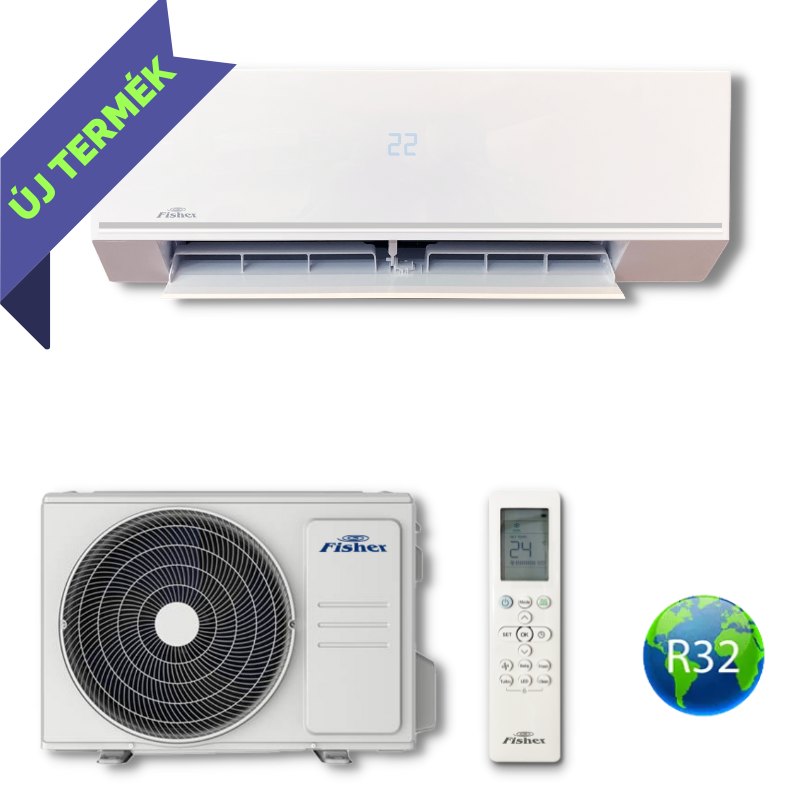 Fisher Comfort Plus 2,7kW inverteres split klíma (2023)