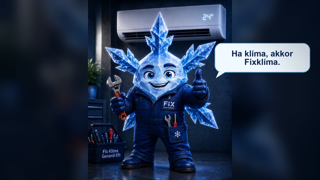 Fixi, a FIX Klíma Generál maszkotja